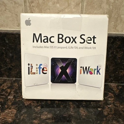 Apple Mac Box Set Mac OS X Leopard, iLife '09, and iWork '09 MB997Z/A -FREE SHIP - Image 1 of 3