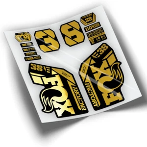 PEGATINAS HORQUILLA FOX 38 FACTORY EBIKE 2021 WP437 AUFKLEBER ADESIVI STICKERS - Imagen 1 de 12