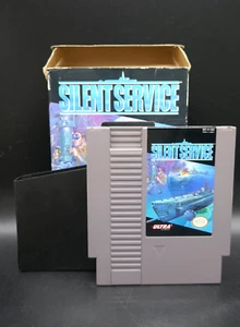 Silent Service (NES, 1989) Tested & Working, No Manual - Picture 1 of 11