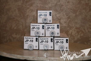 6 Black JP-10 Duplicator Inks Compatible With Ricoh Priport JP JP10 HQ90 HQ-90 - Picture 1 of 3