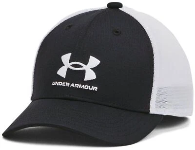 Under Armour UA Blitzing Trucker Cap Ragazzi Nero/Bianco/Bianco Taglia Unica ... - Immagine 1 di 2