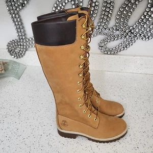 Womens Timberland Boots, Size UK 4, EUR 37 14 inches tall knee boot .immaculate - Picture 1 of 7