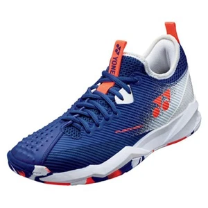 Yonex FUSION REV 4 All Court Tennis Shoes (SHTF4MACEX) - White/Royal Blue - Picture 1 of 1