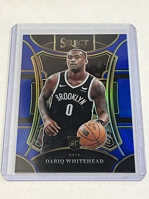 2023-24 Select Basketball Dariq Whitehead RC #308 Blue Mezzanine Prizm Nets - Image 1 of 2