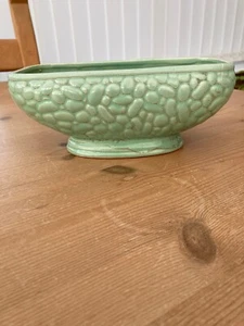 Vintage 50er Jahre England grün Keramik Indoor Übertopf - Bild 1 von 4