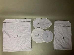 J.E. CALDWELL SILVER ANTI TARNISH SERVING STORAGE POUCH BAGS & Inserts - SET 7 - Picture 1 of 8