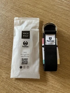 Tumaz Yoga Gurt/Stretchbänder [15+ Farben, 6/8/10 6 Fuß schwarz - Bild 1 von 2