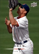 2008 Upper Deck Boston Red Sox Baseball Card #439 J.D. Drew