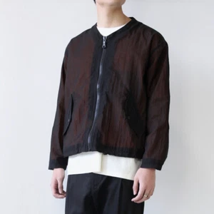 Our Legacy Shell Bomber Jacket in Black Net Nylon, size Large/50 - BNWT RRP £545 - Picture 1 of 12