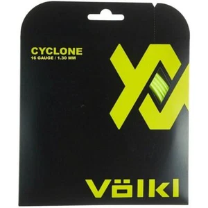 1 Pack Volkl Cyclone 16g/1.30mm Tennis Racquet Strings - Neon Yellow - Picture 1 of 2