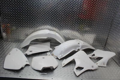 Yamaha YZ125 1999 juego de carenado blanco 4DA-21511-20-00 Foto 1 de 4