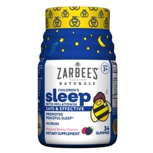 Zarbee's Naturals Kinder Schlafgummis mit Melatonin - Beere 34 Ct - Bild 1 von 2