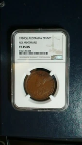 1920(S)  AUSTRALIA PENNY NGC VF35 BN NO MINTMARK 1P Coin PRICED TO SELL! - Picture 1 of 4