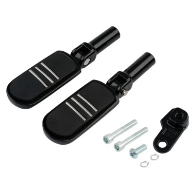 Montaje de clavijas traseras negras aptas para Harley Softail 12-17 Cross Bones 2008-2011 Foto 1 de 4