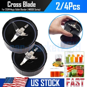 2/4x Cross Blade Replacement Part for Magic Bullet Blender MB1001 250 Watt - Picture 1 of 15