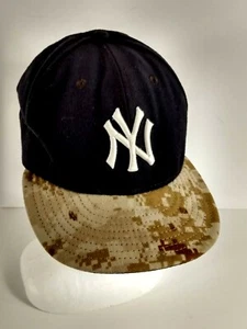 Cappellino New Era 59Fifty MLB 2015 NY Yankees Memorial Day aderente sul campo taglia 7 1/2 - Foto 1 di 10