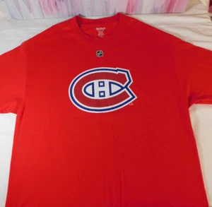 Reebok NHL Carey Price No. 31 Montreal Canadians T-shirt Mens Sz L Hockey League - Picture 1 of 10