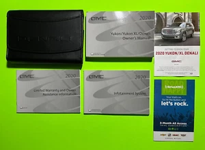 2020 GMC YUKON / YUKON XL / DENALI Factory Owners Manual Set w/ NAV & Case *OEM* - Picture 1 of 19