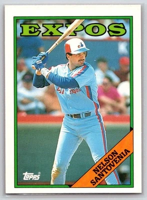 1988 Topps Traded #102T Nelson Santovenia Montreal Expos - Image 1 of 2