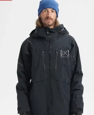 Chaqueta para hombre Burton [ak] Hover GORE‐TEX PRO 3L, negra, talla L Foto 1 de 4