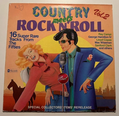 LP V.A. "Country meets Rock´n Roll, Vol. 2", Rock´n Roll/Country der 50er! - Bild 1 von 3