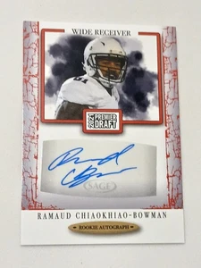 Autografo Ramaud Chiaokhiao Bowman Northwestern Wildcats 2021 certificato salvia - Foto 1 di 2