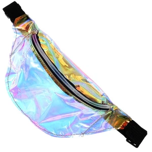 1pc Transparent Waist Bag Single Shoulder Bag for Women Ladies waist bag - Picture 1 of 12