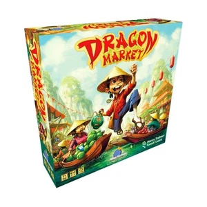 Juego de mesa azul naranja Dragon Market Box EX/NM - Imagen 1 de 2