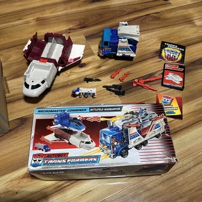 1990 Hasbro Transformers Micromaster Combiner Battlefield Headquarters Boxed - Image 1 of 4