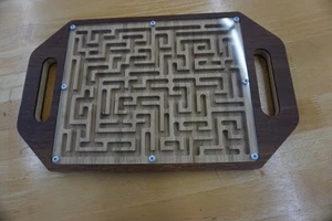 HOME MADE - CNC CARVED  Wooden Marble Maze  by B&H Woodcrafters (14513) - Picture 1 of 5