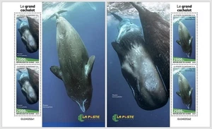 GUINEA REP. 2024 MNH ** Pottwale Sperm Whales #252 - Bild 1 von 4