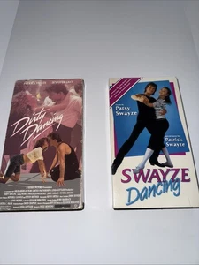 Patrick Swayze VHS Lot Dirty Dancing - Swayze Dancing - Picture 1 of 8