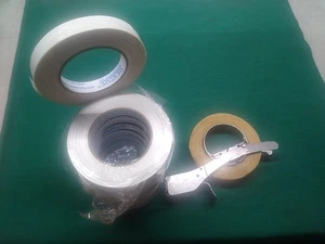 Vintage 3M Scotch Brand Filament Tape Metal Hand Dispenser Model H-120 + 9 Tape - Picture 1 of 12
