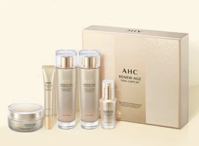 AHC Renew Age Total Skin care Set (5 Items) Toner Emulsion Eyecream K-beauty - Image 1 of 2
