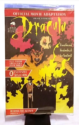 Dracula (Bram Stoker's ) #4 Comic  (with 4 cards)  Topps | Mike Mignolia New - Image 1 of 4