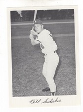 1970 LOS ANGELES DODGERS - DANNY GOODMAN SET E SERIES - BILL SUDAKIS 5x7 CARD