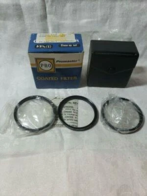 Promaster 52mm kit +1, +2, +4 coated Filters close up New OLD STORE STOCK $17 - Image 1 of 2