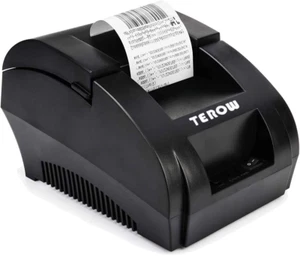 TEROW T5890K USB Thermal Receipt Printer 58MM POS Printer Portable Label Printer - Picture 1 of 7