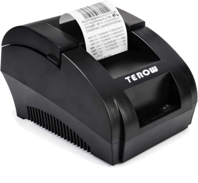 TEROW T5890K USB Thermal Receipt Printer 58MM POS Printer Portable Label Printer - Image 1 of 4