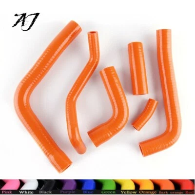 Kit de manguera de radiador de refrigerante de silicona naranja para Yamaha YZF R6 YZF66 1999-2002 Foto 1 de 4