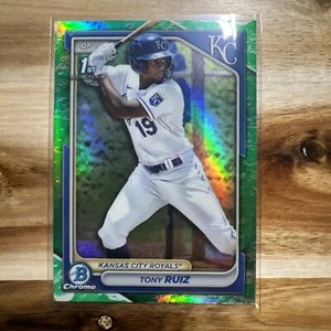 2024 Bowman Tony Ruiz #BCP-80 Chrome Prospects Lunar Glow Refractors - Picture 1 of 2