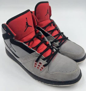 Air Jordan 1 Flight Stealth Challenge Infrared Grey 372704-024 Men's 12 Sneaker - Picture 1 of 12