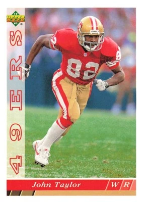 1993 Upper Deck #258 John Taylor San Francisco 49ers - Image 1 of 2