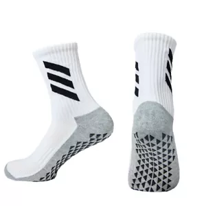 1 par de calcetines deportivos antideslizantes antideslizantes de fútbol americano absorbentes de sudor - Imagen 1 de 10