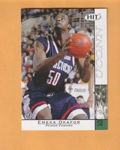 Emeka Okafor Connecticut Huskies 2004 SAGE HIT #5 UConn Bellaire Texas 6I - Picture 1 of 2