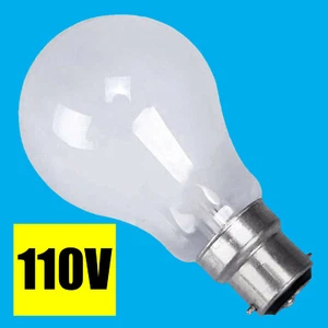 6x 60W 110V BC Pearl GLS Light Bulb Construction Site Festoon Bayonet B22 Lamp - Picture 1 of 1