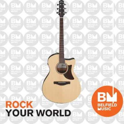 Ibanez AAM300CE Acoustic Guitar Natural High Gloss w/ Pickup & Cutaway - image 1 of 4