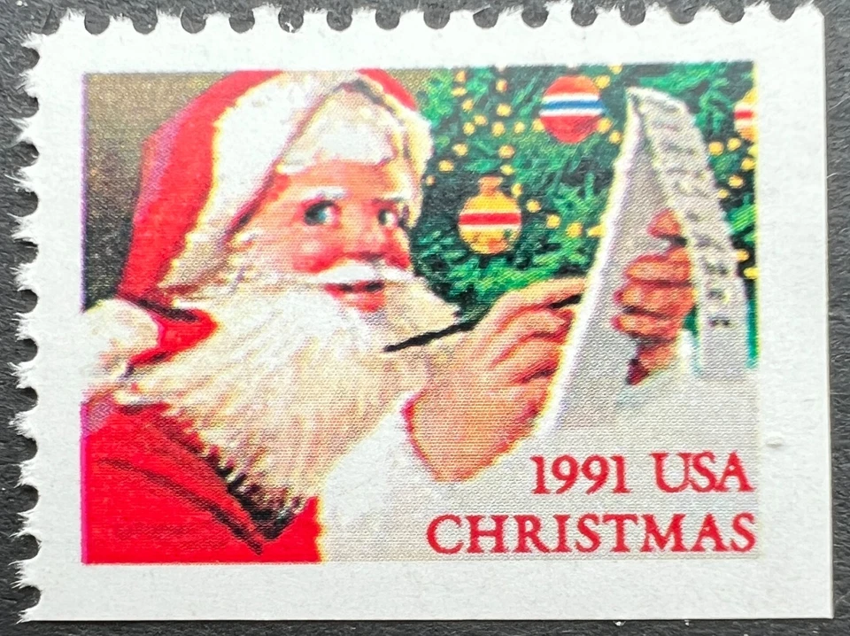 Scott#: 2582 - Santa Checking List 1991 ABNC 29¢ single stamp MNHOG - Image 1 of 1
