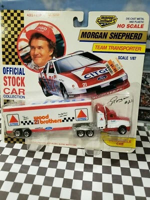 1/87 Road Champs Official Stockcar Collection TeamTransporter #21Morgan Shepherd - Image 1 of 4