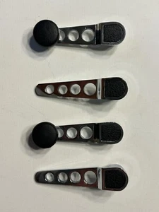 VW Interior Door Handle and Window Crank Set Black T3 Bug Beetle Ghia Pin Type - Picture 1 of 18